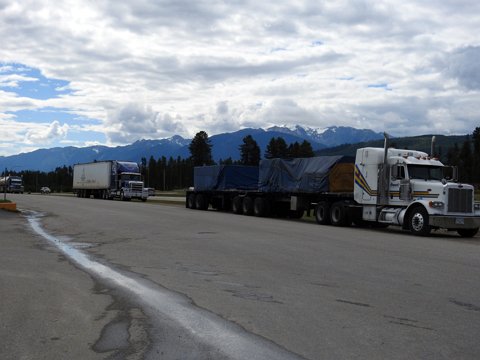 Kanada (British Columbia - Alberta) / August-September 2016 eCard versenden / [Tag 13 (23-08)] Fahrt in die Rocky Mountains nach Jasper