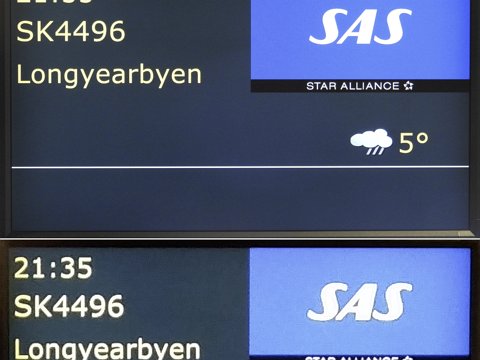 Spitzbergen - Umrundung auf der MS Plancius 23.Juli - 2. August 2017 eCard versenden / [Tag 0 (23-07)] Flug Frankfurt-OsloOslo-Longyearbyen / [Tag 1 (24-07)] Einschiffung in Longyearbyen, Isfjord